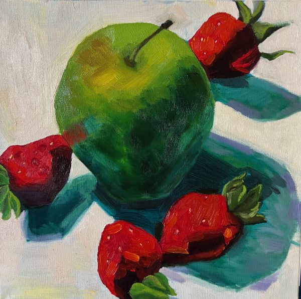 Apple & Strawberries